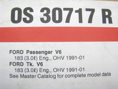 Fel-pro OS30717R Engine Oil Pan Gasket For 1990-01 Ford Mazda Mercury 3.0L V6