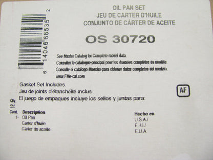 Fel-pro OS30720 Engine Oil Pan Gasket 1997-2002 Mitsubishi 1.5L L4