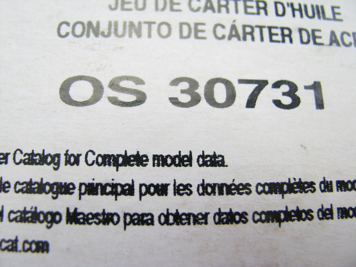 Fel-Pro OS30731 Engine Oil Pan Gasket 1997-00 Mitsubishi Montero Sport 3.0L V6