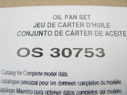 FEL-PRO OS30753 Oil Pan Lower Gasket Set For 1999-2010 Hyundai 2.5L 2.7L V6