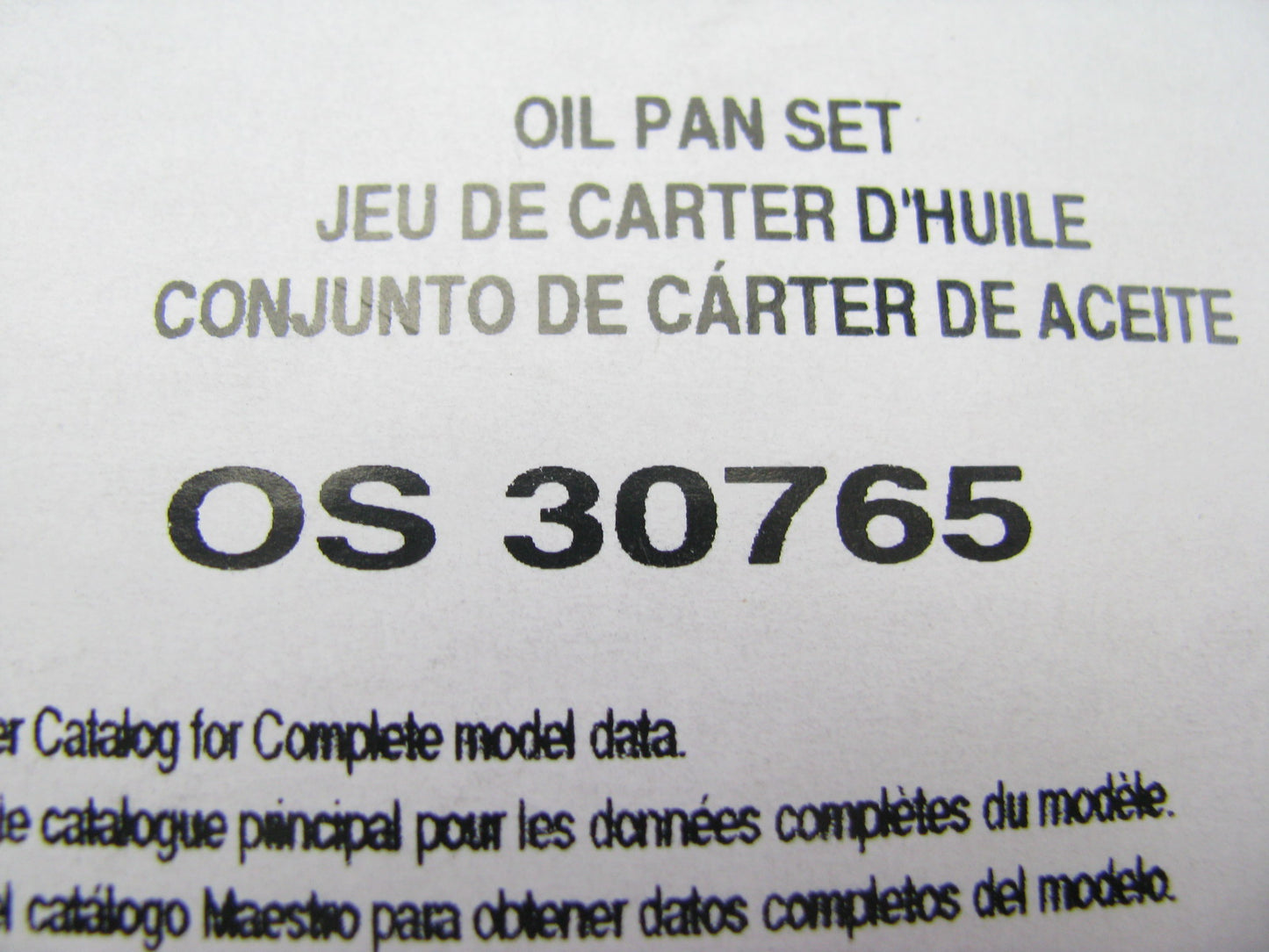 FEL-PRO OS30765 Engine Oil Pan Gasket 1999-2003 Chevy Tracker, 02-07 Aerio