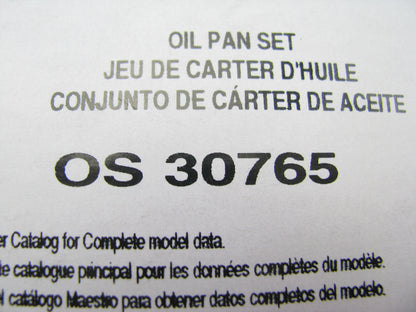 FEL-PRO OS30765 Engine Oil Pan Gasket 1999-2003 Chevy Tracker, 02-07 Aerio