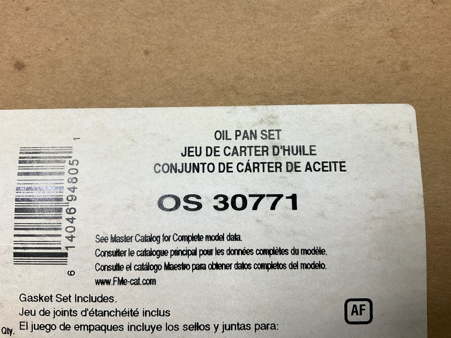 FEL-PRO OS30771 Engine Oil Pan Lower Gasket Set For 2003-06 Kia Sorento 3.5L V6