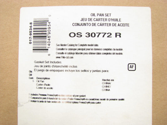 Fel-Pro OS30772R Engine Oil Pan Gasket 2005-2009 Chevrolet Pontiac 3.4L V6