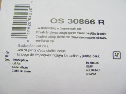 FEL-PRO OS30866R Oil Pan Gasket - 93-03 BMW 03-05 Range Rover 3.0L 4.0L 4.4L V8