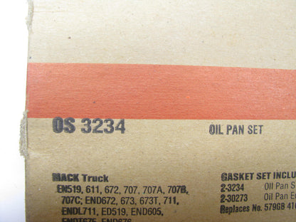 Fel-pro OS3234 Engine Oil Pan Gasket For Various MACK Truck EN, END