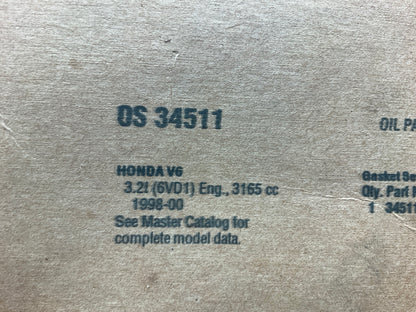 Fel-pro OS34511 Lower Engine Oil Pan Gasket - 1998-2004 Isuzu Honda 3.2L V6