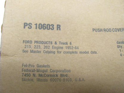 Engine Valve Cover Gasket Set Fel-Pro PS 10603 R