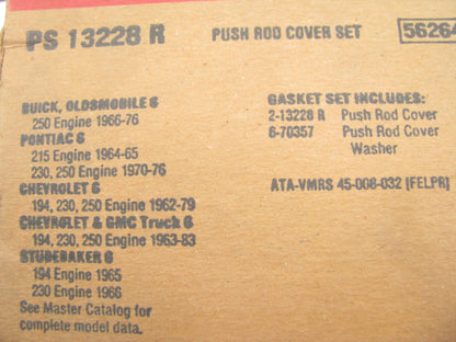 Fel-Pro PS13228R Engine Push Rod Gasket Set 1965-84 GMC Chevrolet 194 230 250 I6