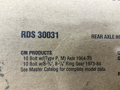 Fel-Pro RDS30031 REAR Axle Housing - 1964-75 GM With Type P, M Axle - 10 BOLT