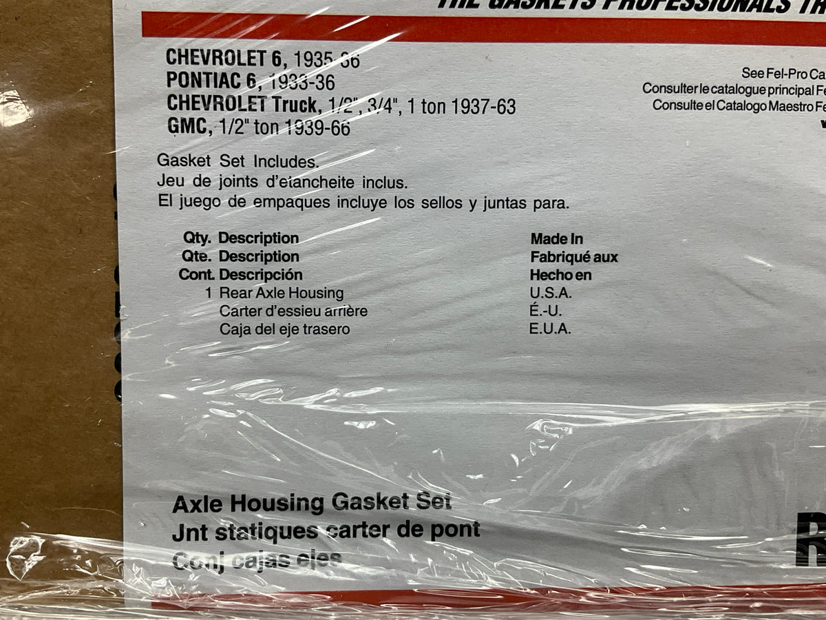 Fel-pro RDS4304 Differential Cover Gasket - Rear / Front