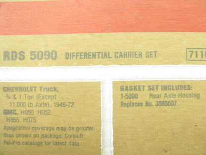 Fel-pro RDS5090 REAR Differential Cover Gasket - 1942-1972 GMC 10 Bolt H052 H072