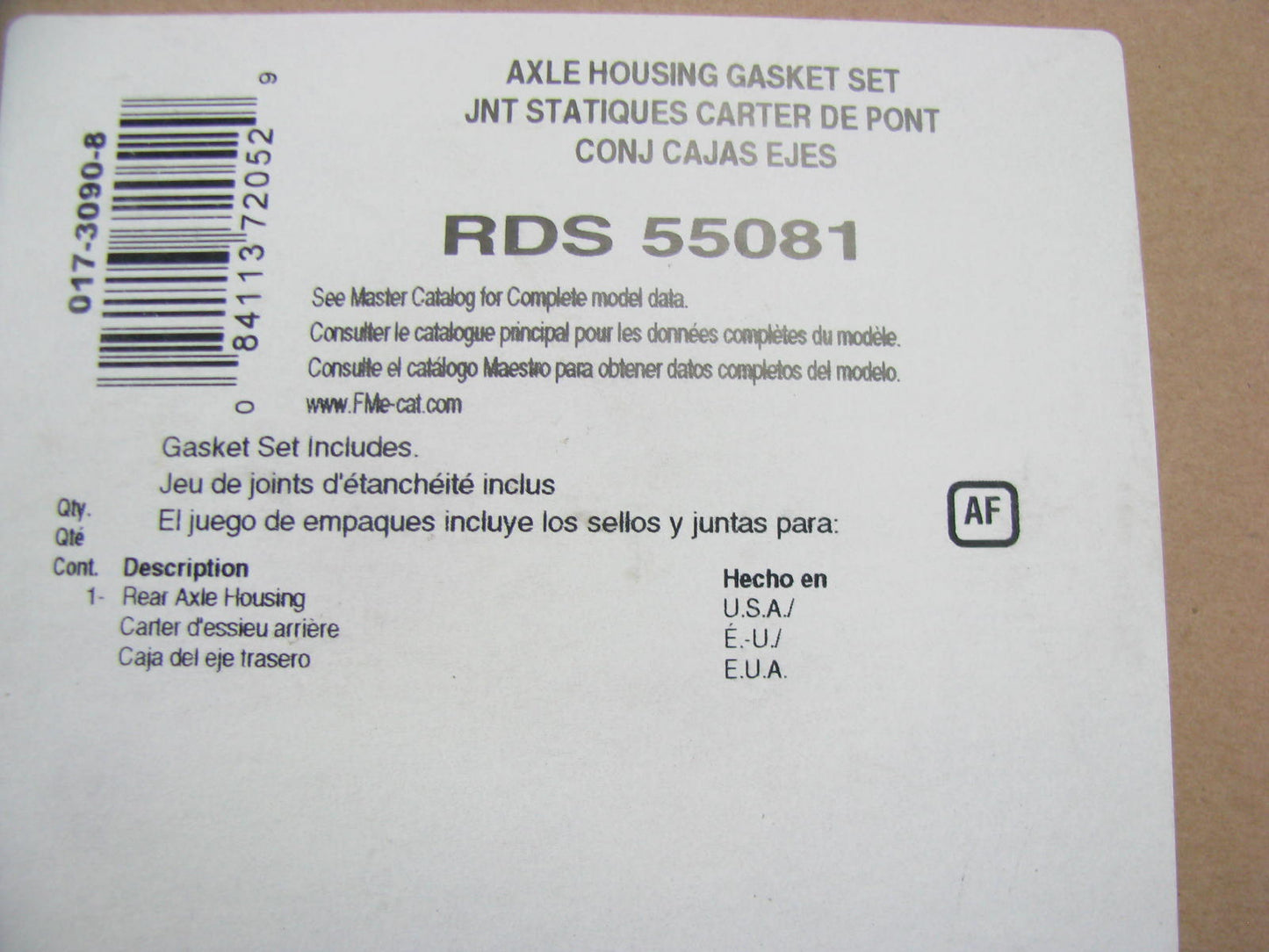 Fel-Pro RDS55081 REAR Axle Differential Cover Gasket 84-04 Ford 7.5 R.G. 10-BOLT