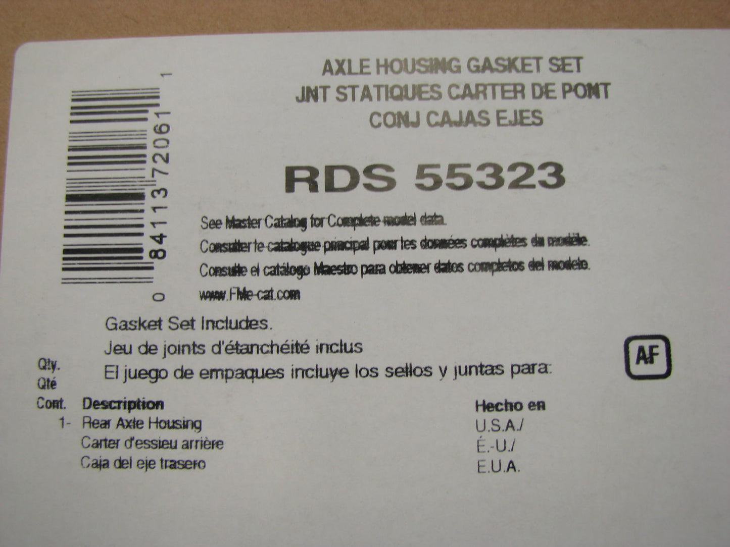 FEL-PRO RDS55323 Rear Differential Cover Gasket