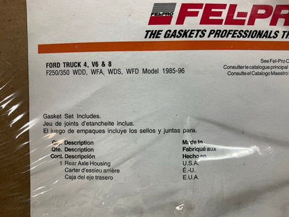 FEL-PRO RDS55394 Rear Axle Housing Cover Gasket