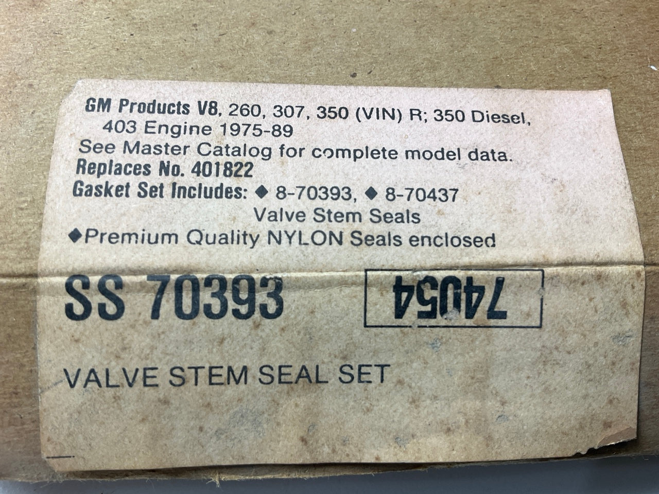 Fel-Pro SS 70393 Engine Valve Stem Seal Set - Oldsmobile 260 307 350 403 V8