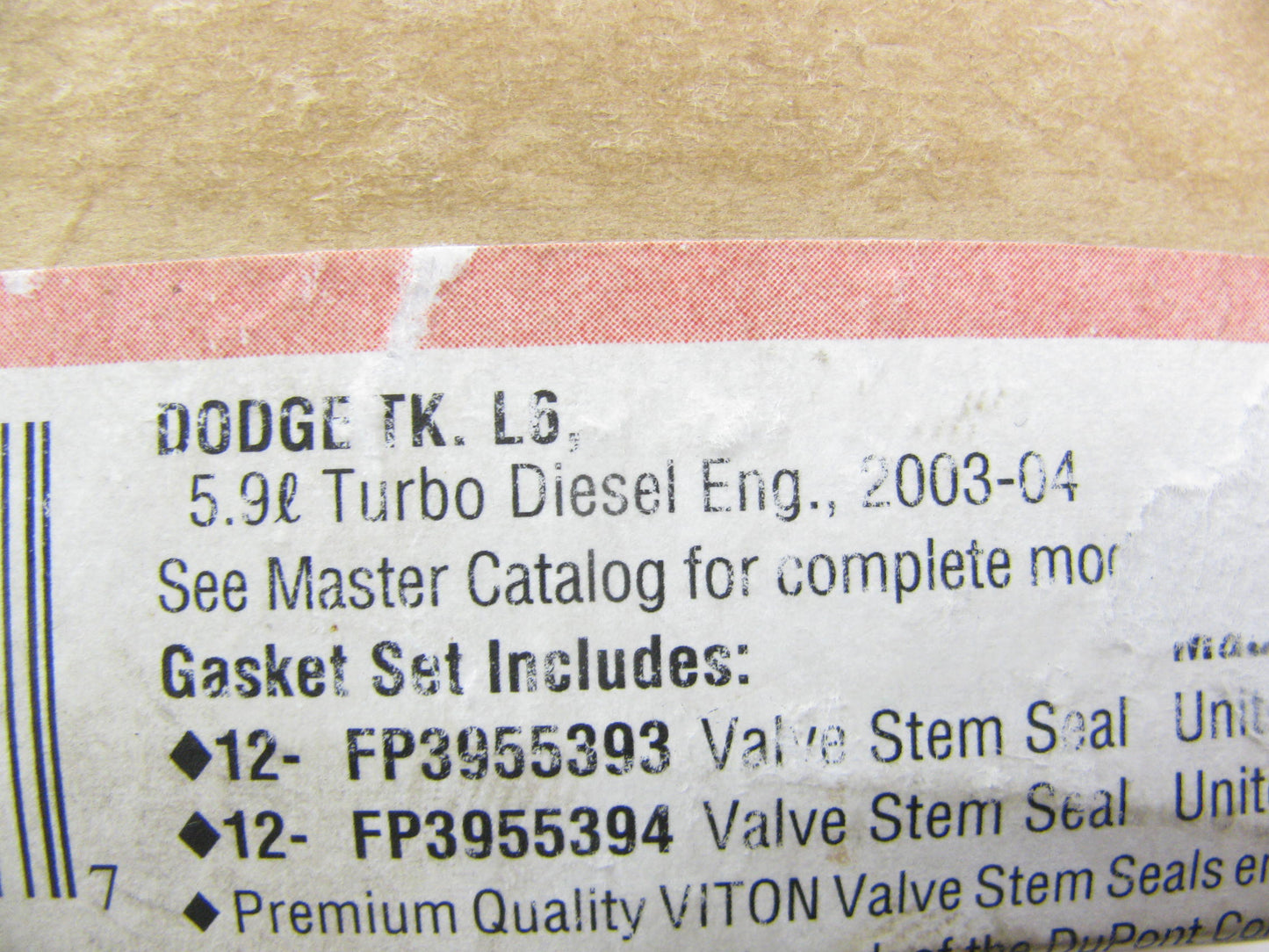 Fel-pro SS71186 Valve Stem Seal Set  For 03-12 Dodge 5.9L 6.7L Cummins Diesel