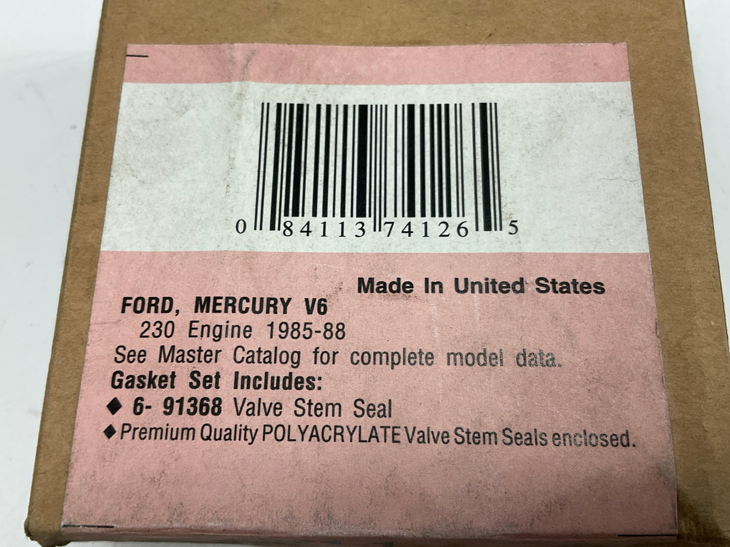 Fel-pro SS72561-1 Exhaust Valve Stem Seal Set For 1982-1988 Ford 3.8L-V6