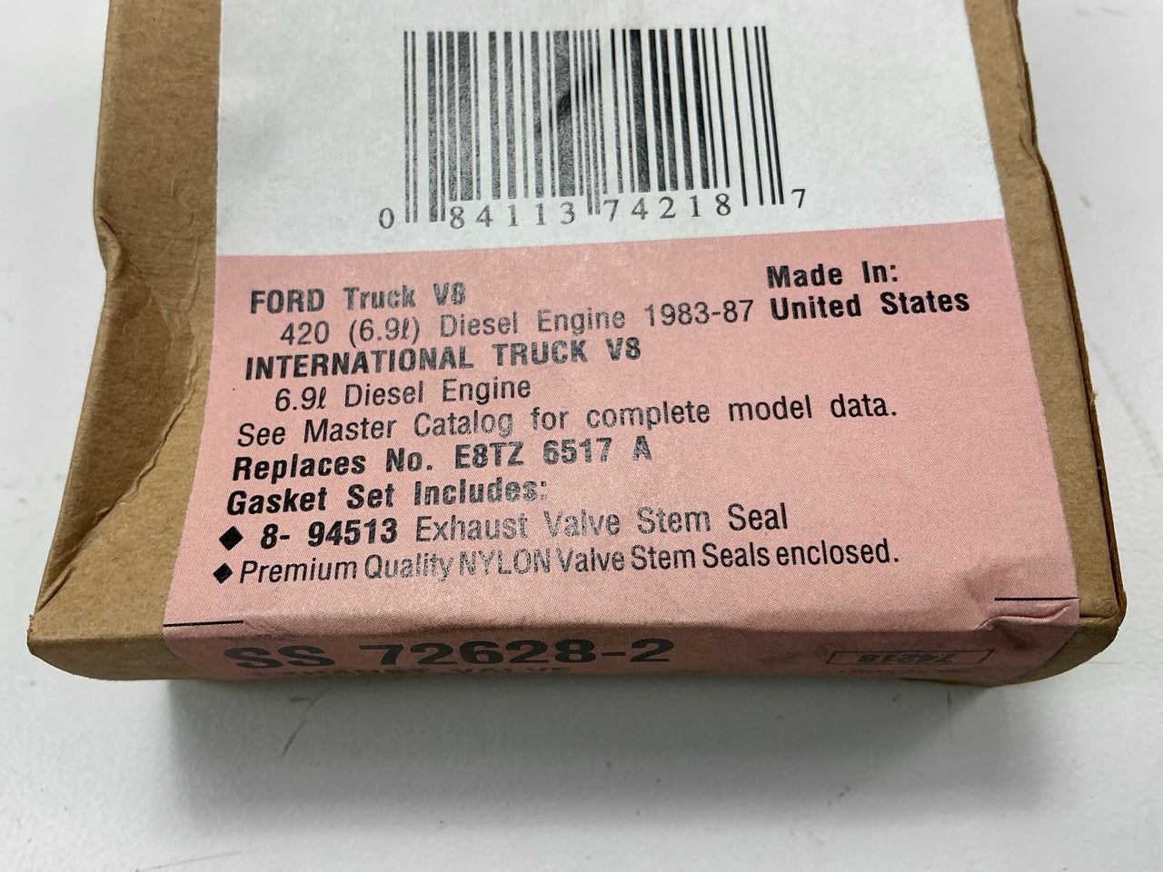 Fel-pro SS72628-2 Exhaust Valve Stem Seal Set 83-87 Ford F-250 F-350 6.9L DIESEL