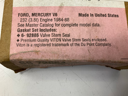 Fel-pro SS72654 Intake Valve Stem Seal Set For 1982-1988 Ford Mercury 3.8L-V6