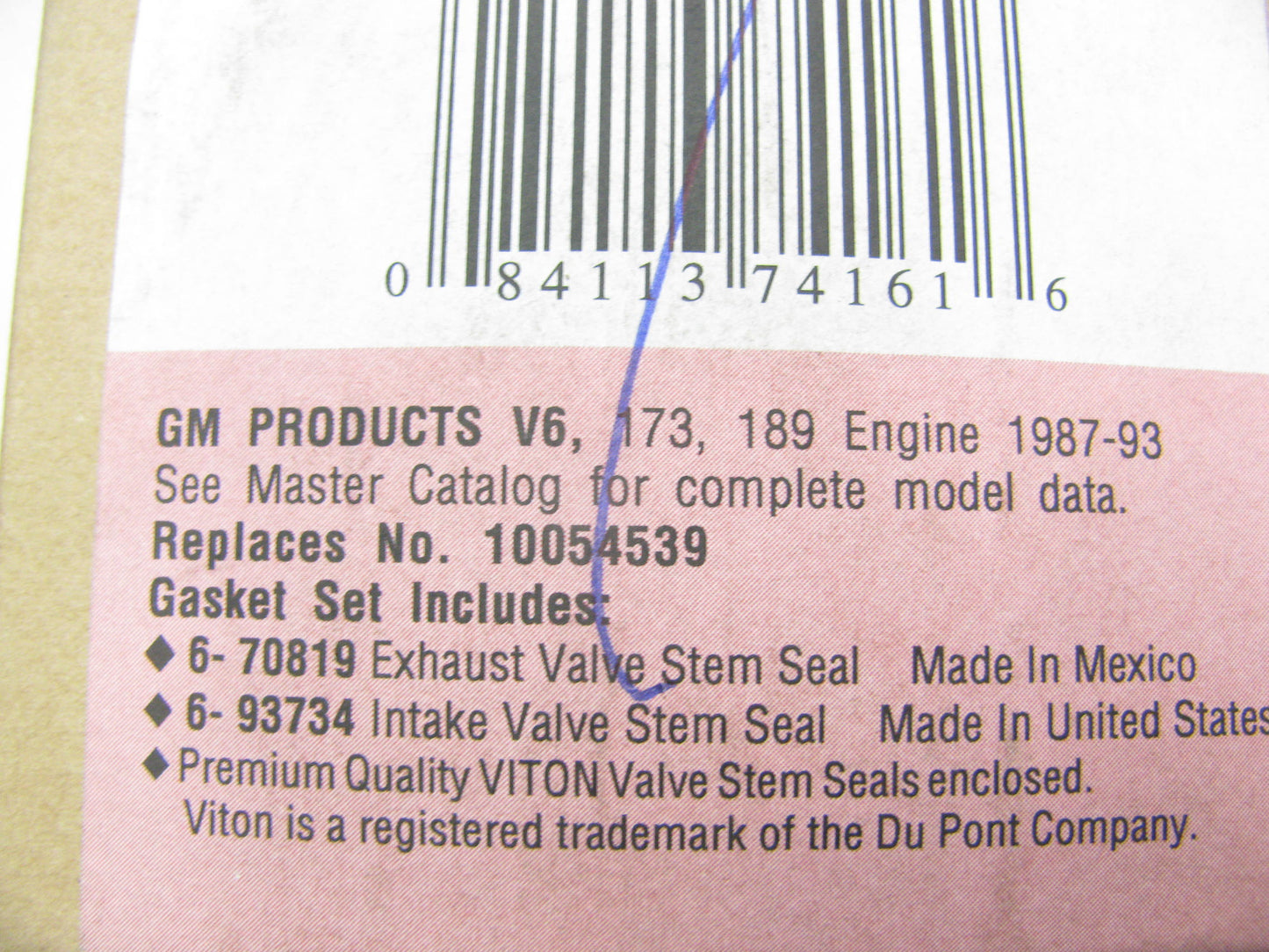 Fel-pro SS72685 Valve Stem Seal Set For 1987-1994 GM 2.8L 3.1L-V6