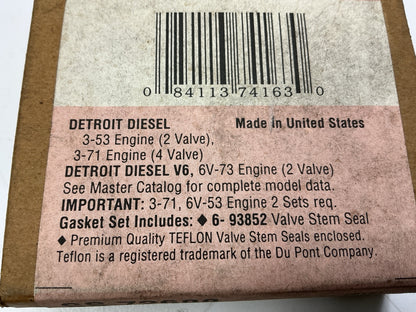 Fel-pro SS72688 Engine Valve Stem Seal Set - Detroit Diesel 3-53, 3-71