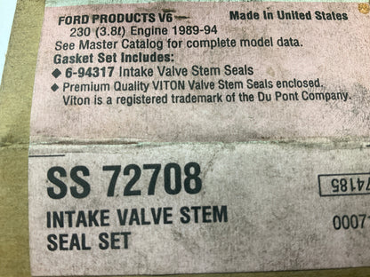 Fel-pro SS72708 Engine Valve Stem Seal Set 1989-1995 Ford Mercury 3.8L 232 V6