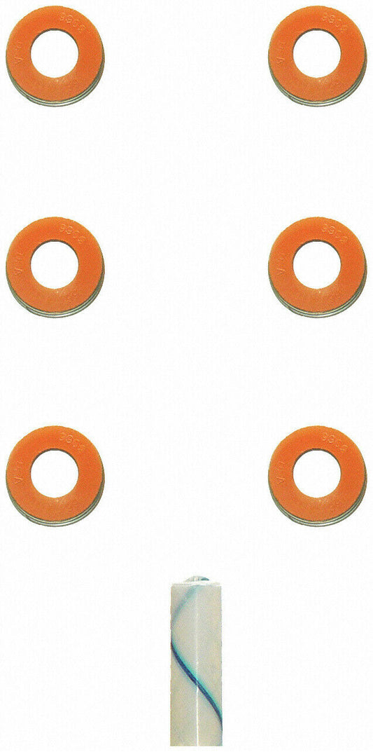 Fel-pro SS72839-1 Exhaust Valve Stem Seal Set For 1993-1996 Ford 4.9L 300