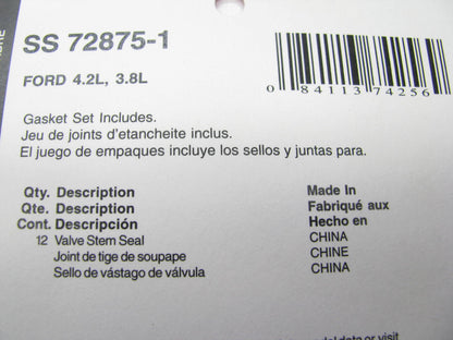 FEL-PRO SS72875-1 Valve Stem Seal Set 96-98 Mustang Thunderbird Cougar 3.8L V6