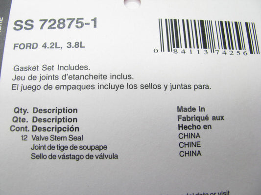 FEL-PRO SS72875-1 Valve Stem Seal Set 96-98 Mustang Thunderbird Cougar 3.8L V6