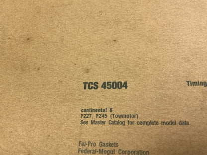 Fel-Pro TCS45004 Timing Cover Gasket Set For Towmotor W/ Continental F227 F245