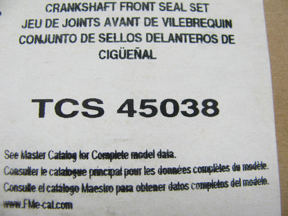 Fel-pro TCS45038 FRONT Engine Crankshaft Seal For 1998-2007 VW Audi 1.8L 2.0L