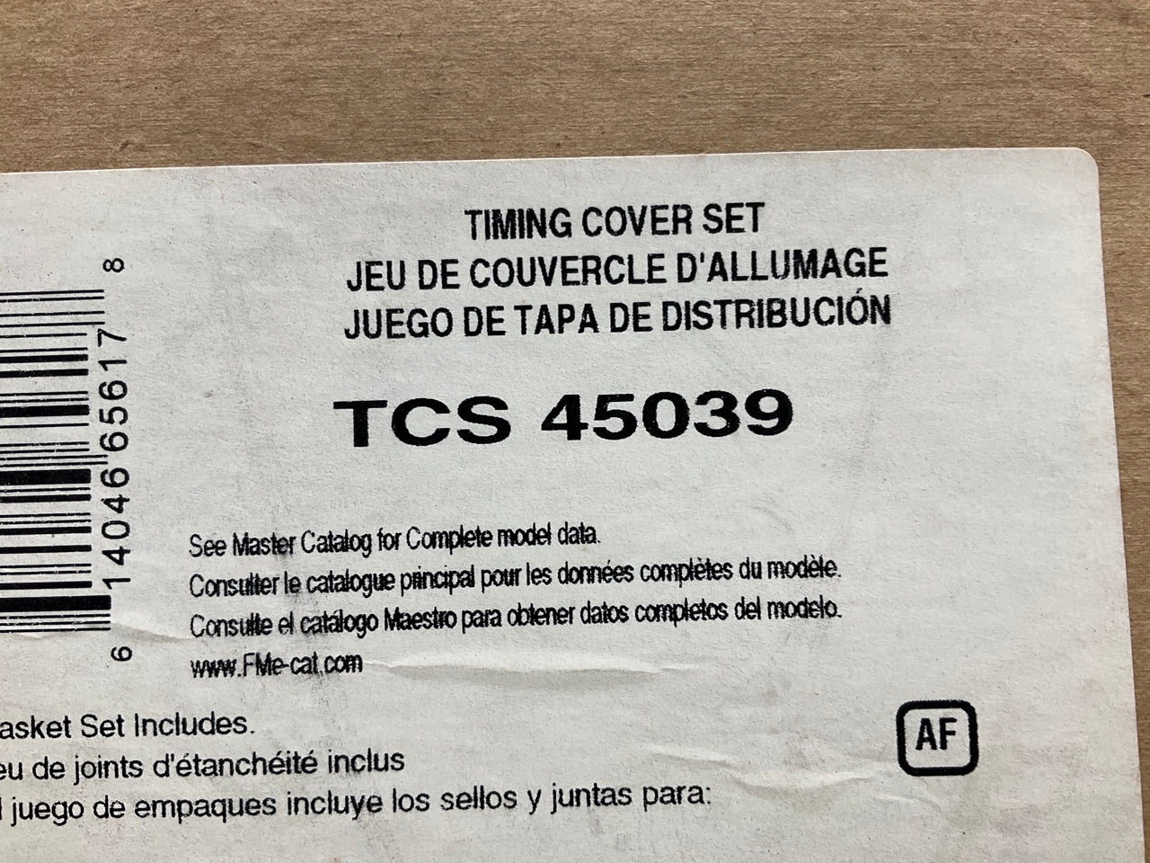Fel-pro TCS45039 Timing Cover Gasket Set 94-95 Toyota Pickup, 4runner 2.4L I4