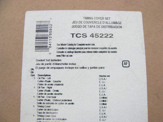Fel-pro TCS45222 Engine Timing Cover Gasket Set 80-98 Ford 6.1L 370 7.0L 429 V8