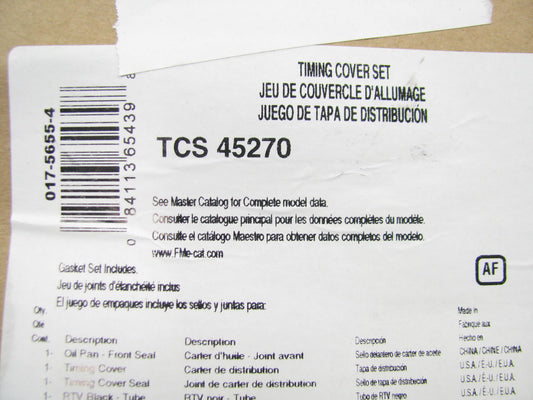 FEL-PRO TCS45270 Engine Timing Cover Gasket Set