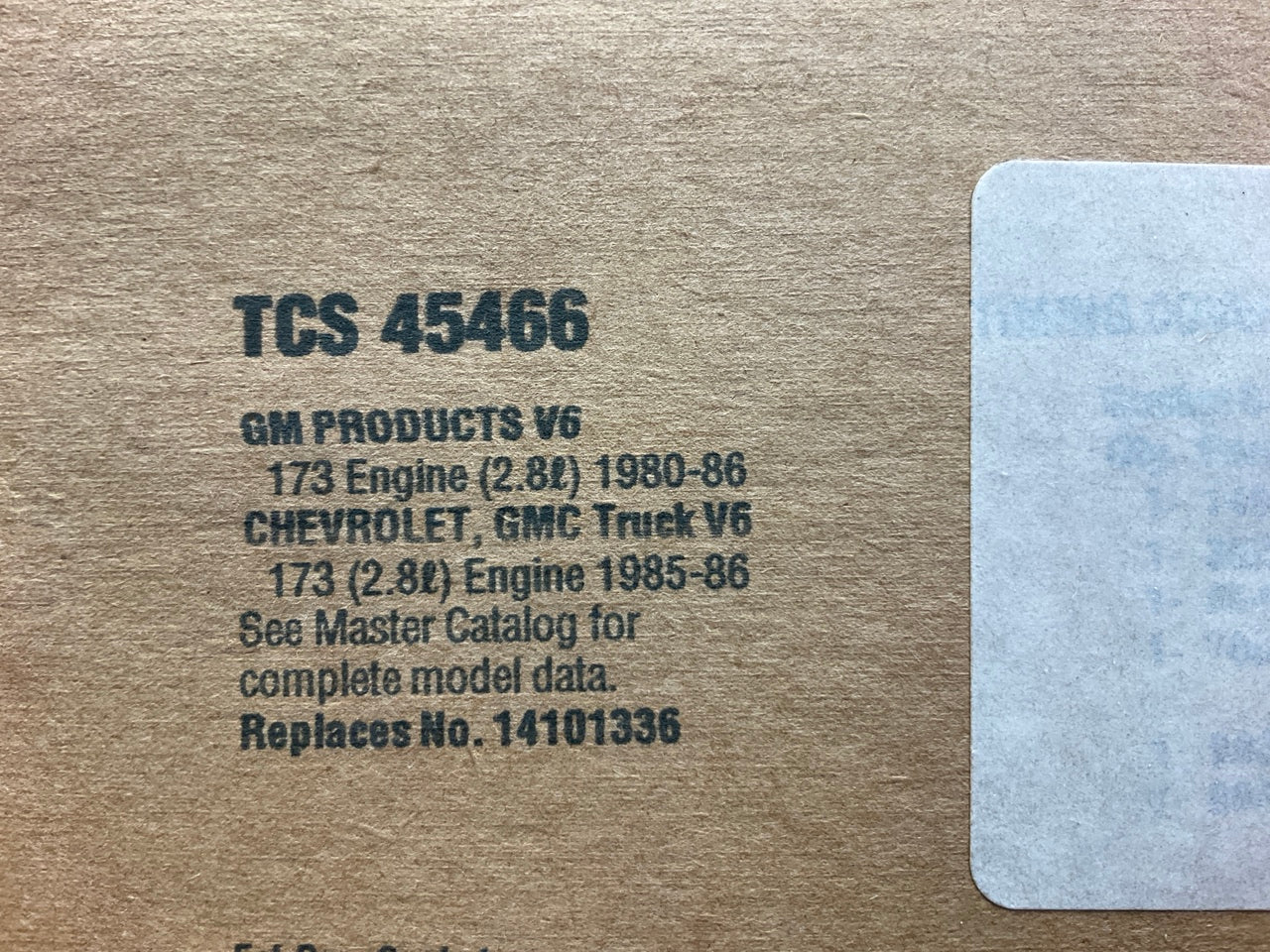 Fel-Pro TCS45466 Timing Cover Gasket Set For 1980-1986 Jeep Chevrolet 2.8L V6