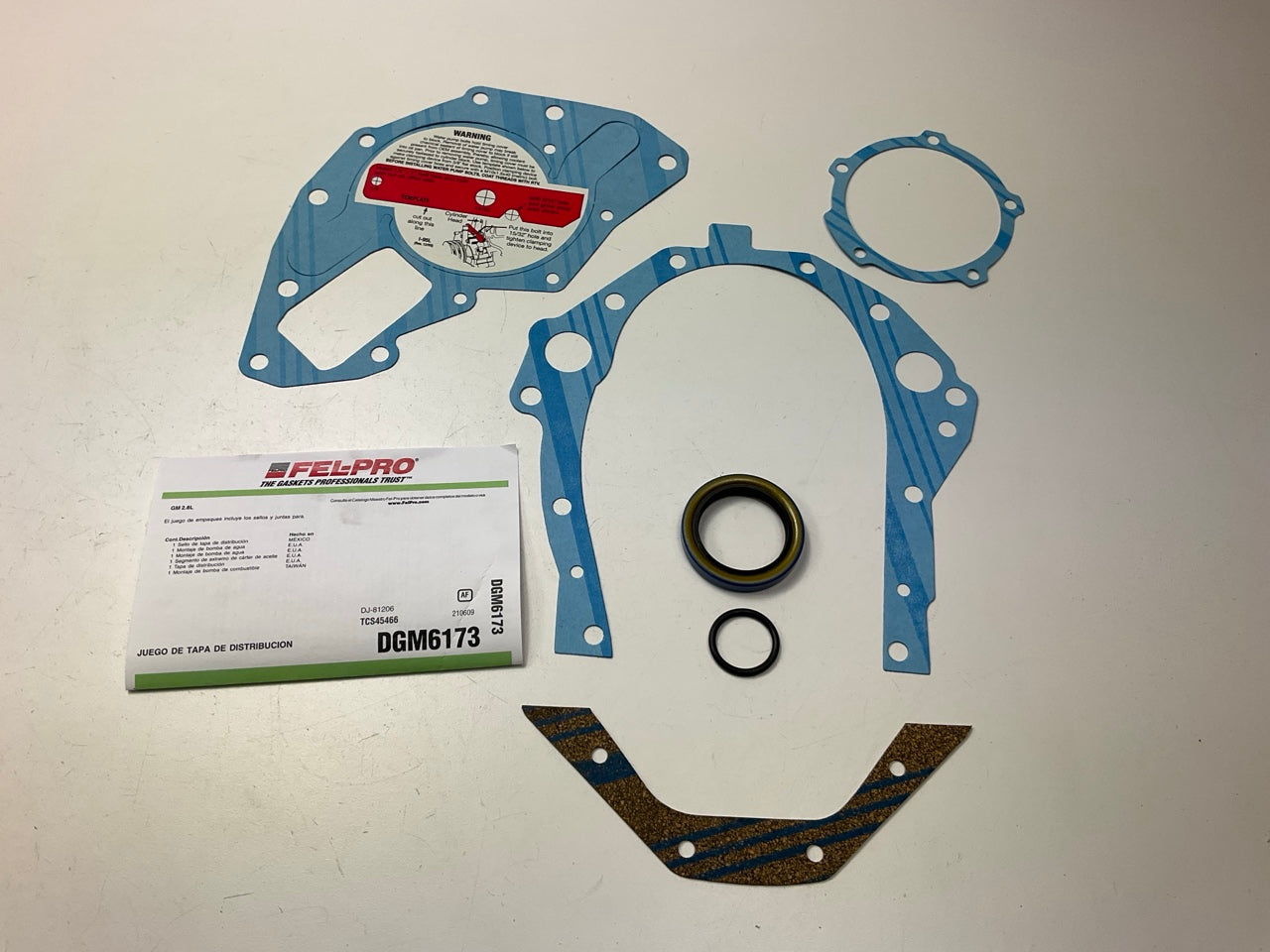 Fel-pro TCS45466 Timing Cover Gasket Set For 1980-1986 Jeep Chevrolet 2.8L V6