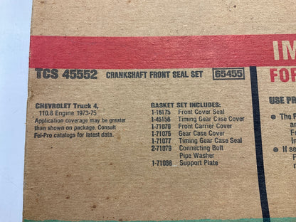 Fel-pro TCS45552 Timing Cover Gasket Set For 1973-1975 Chevrolet Truck 110.8