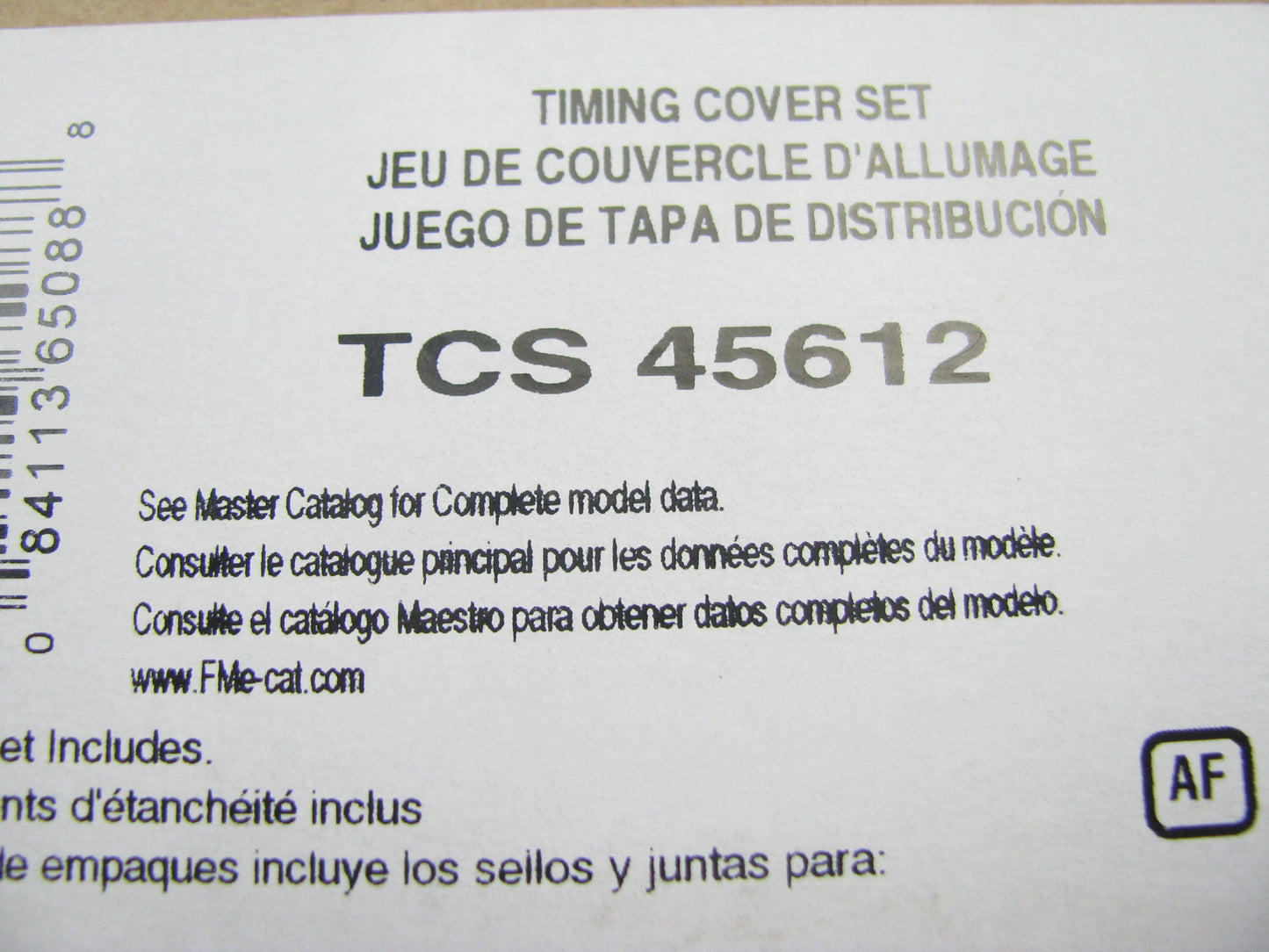 Fel-pro TCS45612 Engine Timing Cover Gasket Set For 1983-1989 Nissan 2.4L