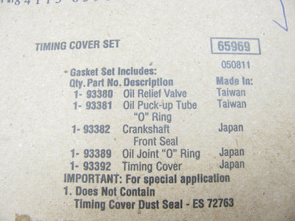 Fel-pro TCS45703 Crankshaft Seal Kit Front 1986-1991 Acura Sterling 2.5L 2.7L-V6
