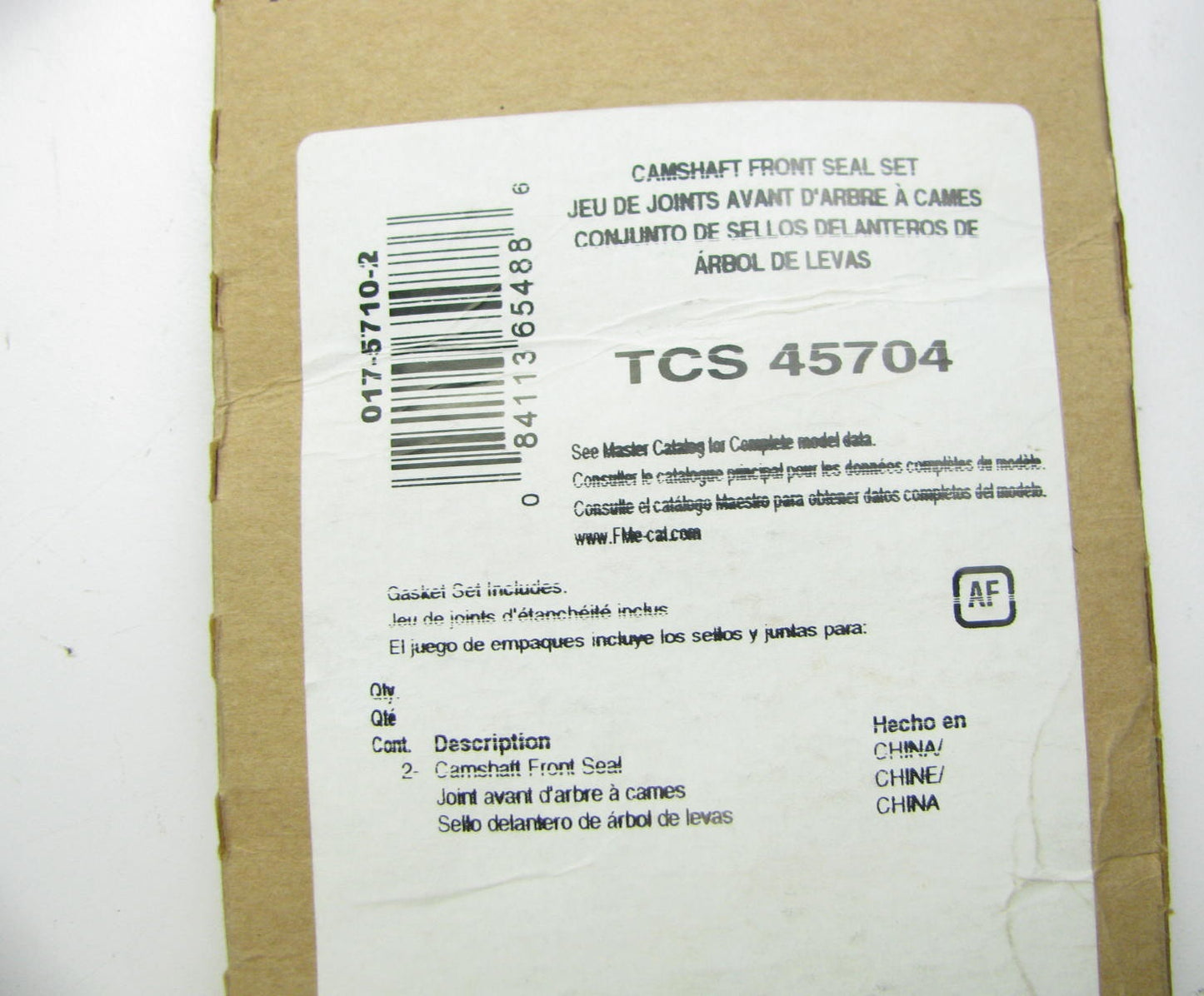 FEL-PRO TCS45704 Engine Camshaft Front Seal Set