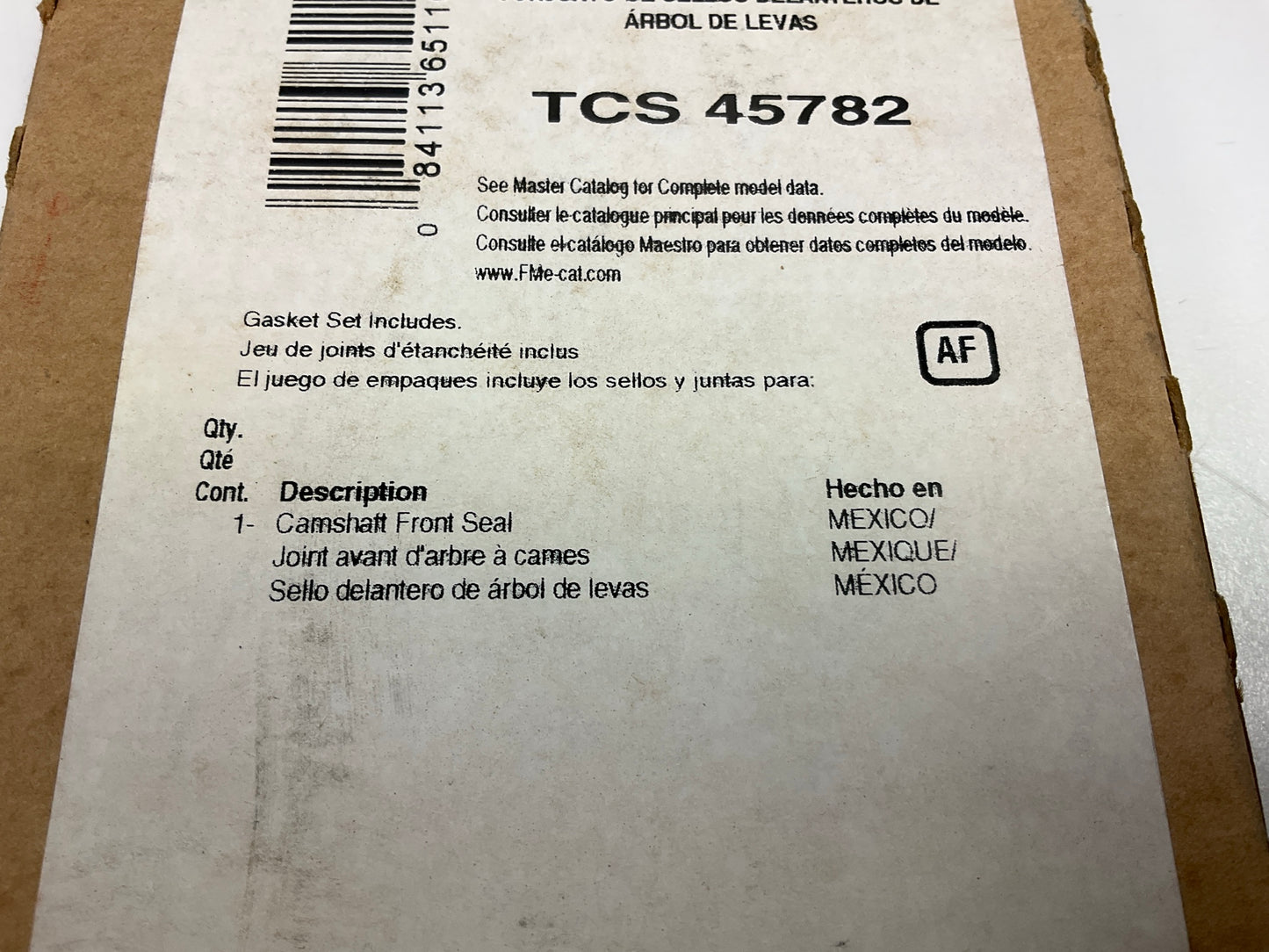 Fel-pro TCS45782 Engine Camshaft FRONT Gasket Seal 86-97 Isuzu 2.3L 2.6L I4