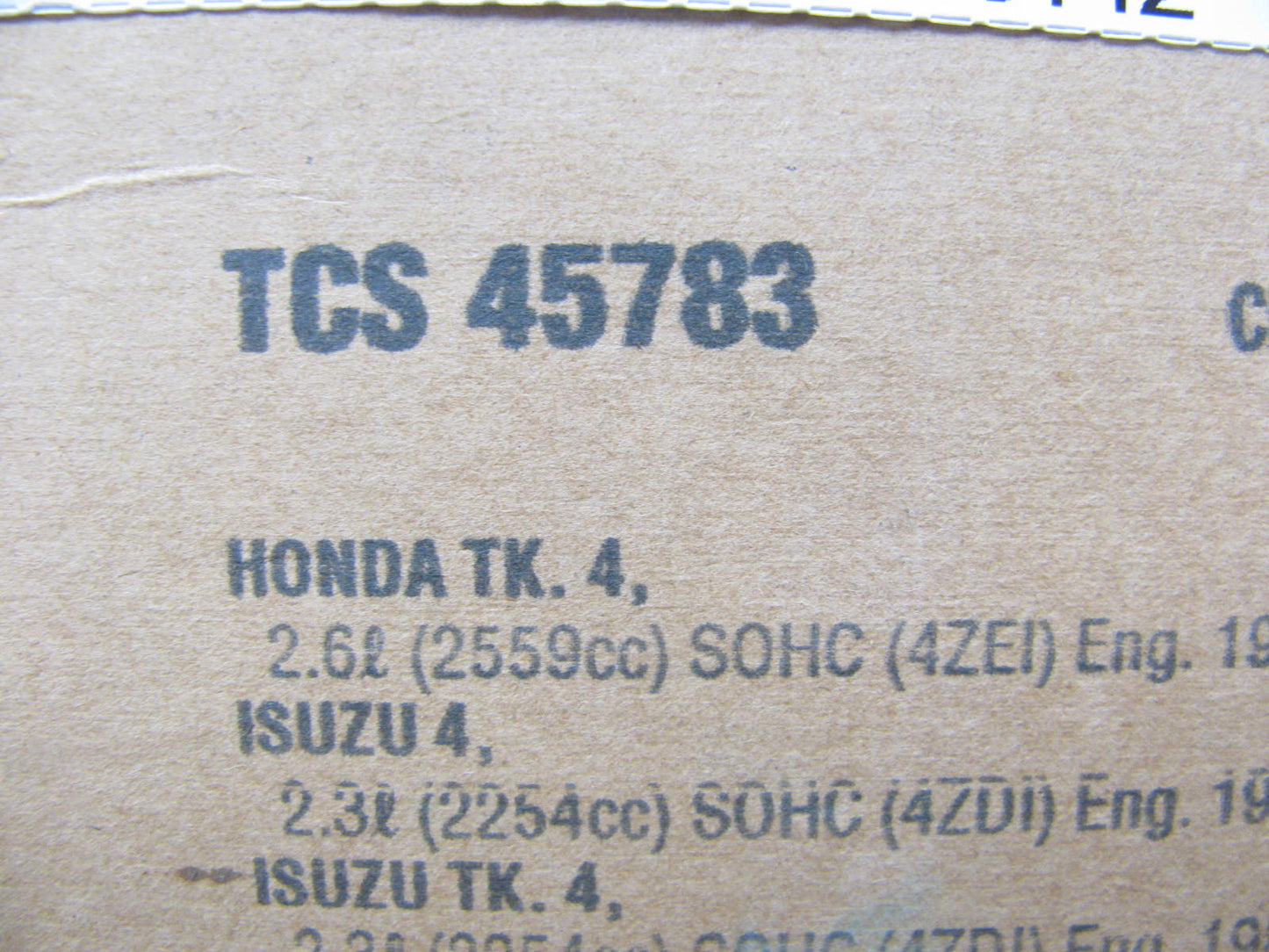 Fel-pro TCS45783 FRONT Engine Crankshaft Gasket Seal Set 86-97 Isuzu 2.3L 2.6L