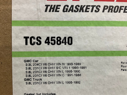 FEL-PRO TCS45840 Timing Cover Gasket Set For 88-95 Buick Oldsmobile 3.3L 3.8L V6
