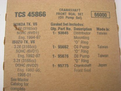 Fel-pro TCS45866 Engine Front Crankshaft Gasket Seal Kit