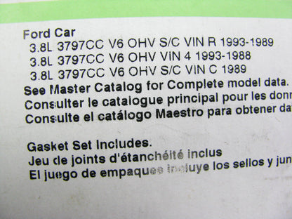 Fel-pro TCS45878 Timing Cover Gasket Set For 1988-1993 Ford Mercury 3.8L-V6