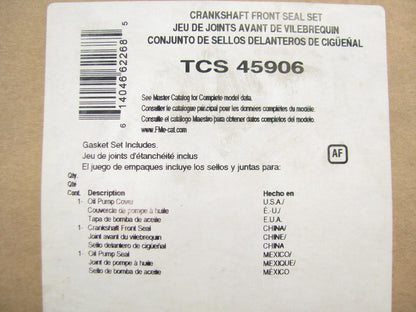 Fel-pro TCS45906 FRONT Engine Crankshaft Seal Kit 1997 Toyota RAV4 2.0L 4-CYL