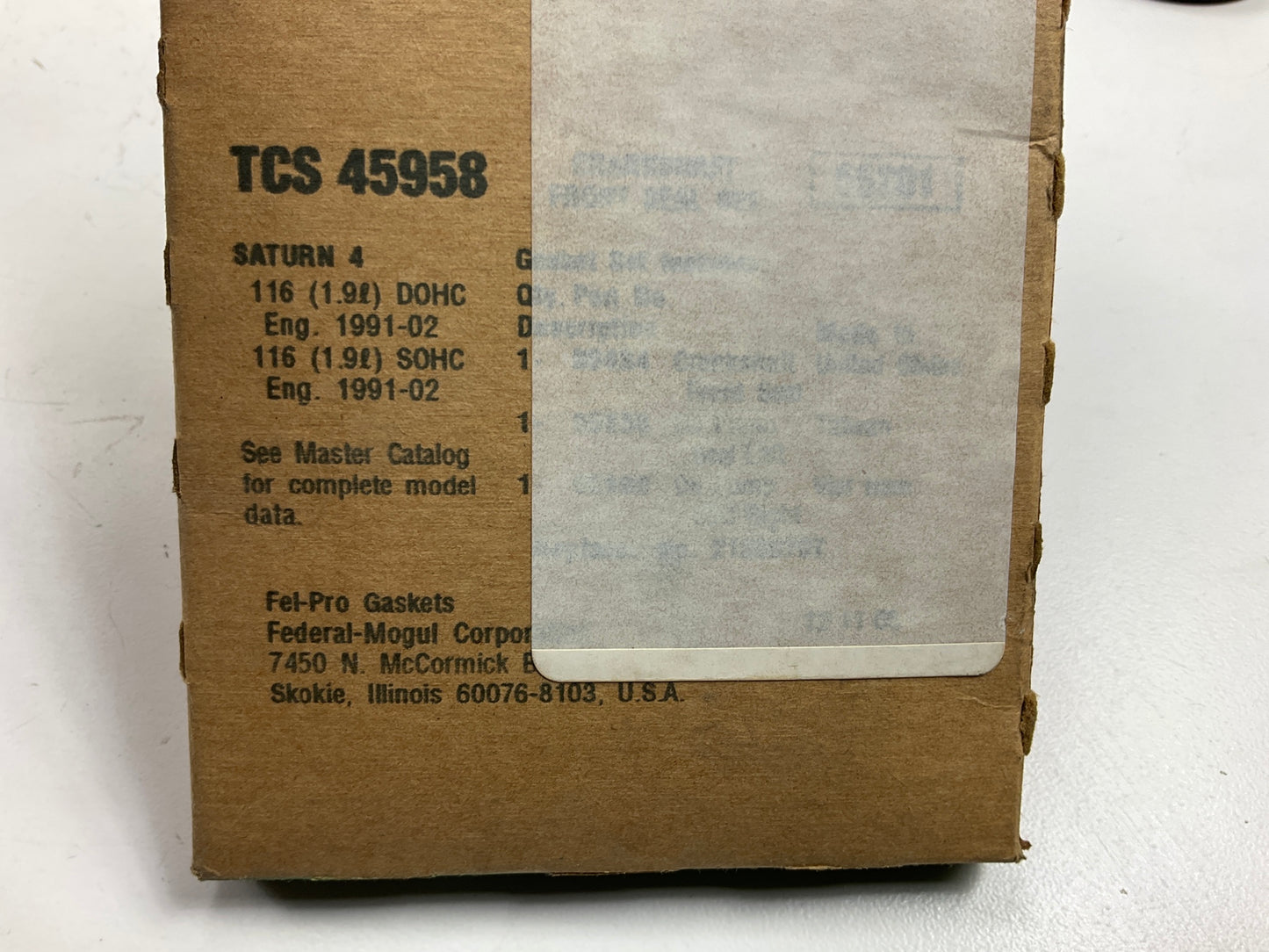 Fel-Pro TCS45958 Timing Cover Crankshaft Seal For 1991-2002 Saturn 1.9L
