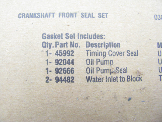 Fel-Pro TCS45992 FRONT Engine Crankshaft Seal For 1998-2004 Dodge 3.2L 3.5L V6