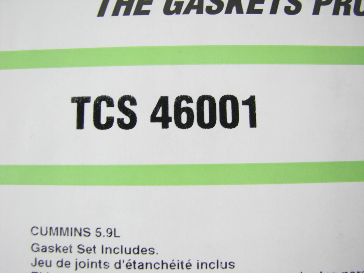 Fel-pro TCS46001 Timing Cover Gasket Set For 1994-1998 Ram 5.9L Cummins Diesel